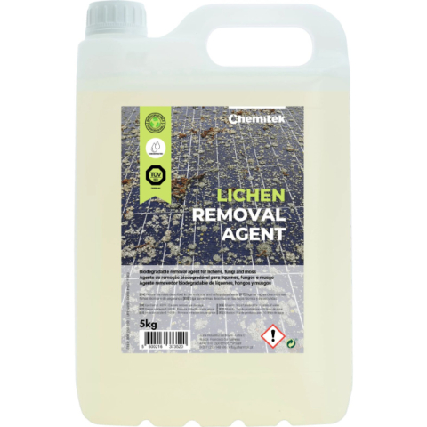 Sisteme profesionale pentru curatarea geamurilor - Solutie de indepartare a lichenilor si algelor Lichen Removal Agent, 5L