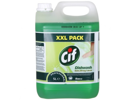 Cif, Detergent pentru spalarea manuala a vaselor Professional Extra Strong Lemon, 5L