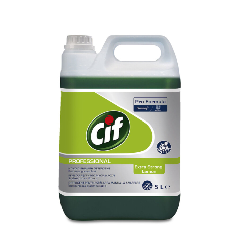 Cif Detergent pentru spalarea manuala a vaselor Professional Extra Strong Lemon, 5L [1]