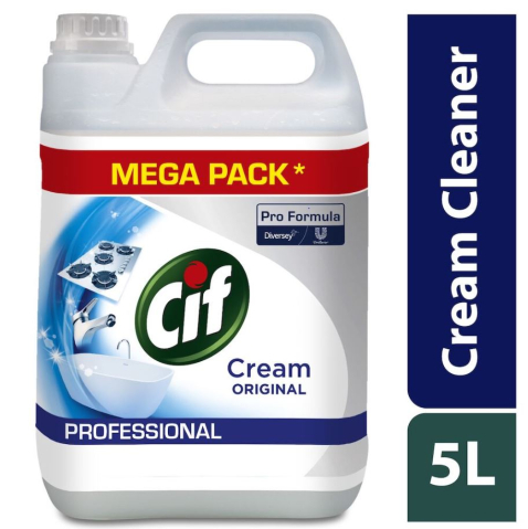 Marci comerciale - Cif Pro Formula Crema Professional De Curățat Non-Abrazivă 5 L