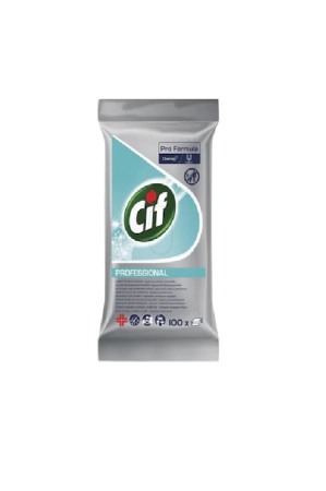 Servetele masa & faciale - Cif Profesional Servetele umede multisuprafete, 100bucati