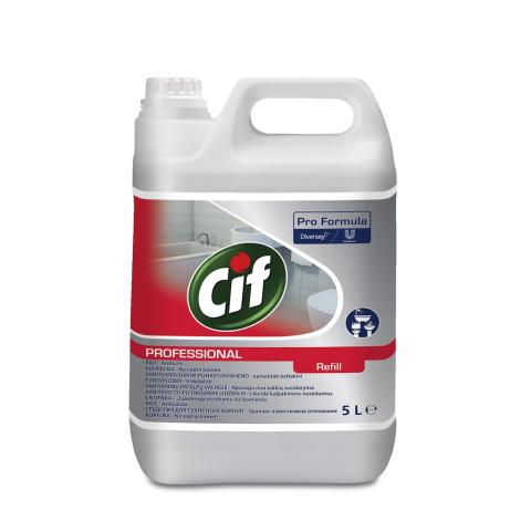 Cif Professional Detergent Pentru Baie 2 în 1  - Detergent și detartrat pentru suprafețele din baie 5L [1]