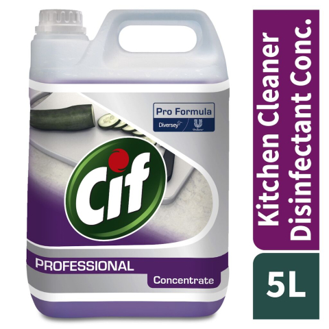 Detergenti bucatarie - Cif Pro Formula Detergent Dezinfectant Lichid 2 în 1 Concentrat 5L