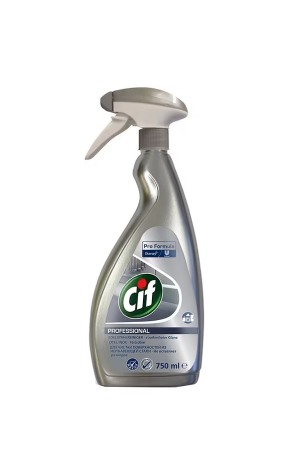 Detergenti profesionali - Cif Professional, Solutie curatare suprafete din inox 750ml