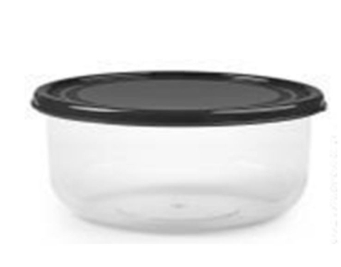 Casa, Gradina & Bricolaj - Cutie Depozitare Alimente Rotunda Transparenta cu capac