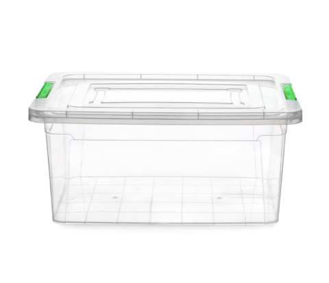 Casa, Gradina & Bricolaj - Cutie depozitare din plastic cu capac, 12 litri