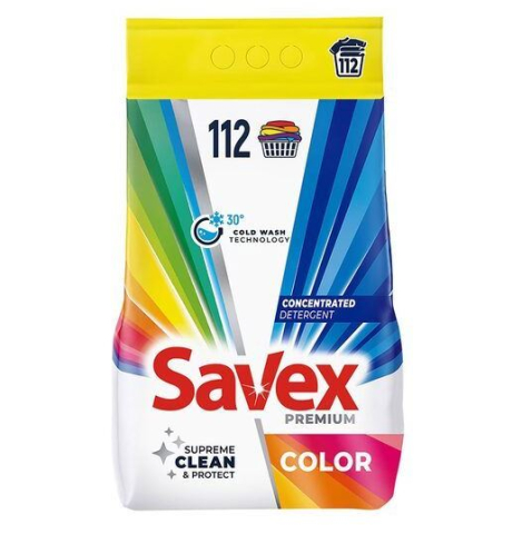Detergenti spalatorii automate textile - Detergent automat, Savex Premium Color, 9 kg, 112 spalari