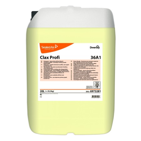 Detergenti profesionali - Detergent lichid textille pentru apa de duritate mica Clax Profi 20L