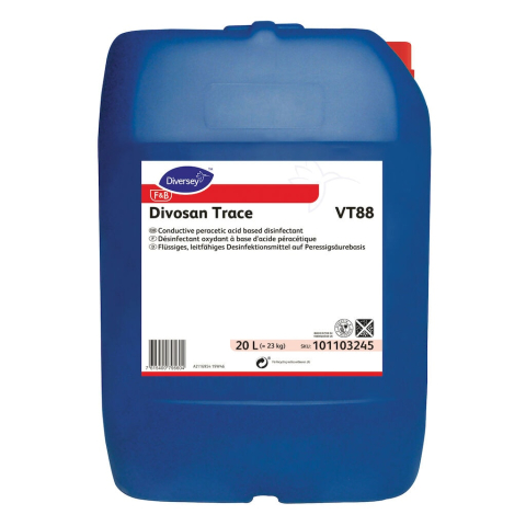Dezinfectanti de suprafete - Diversey,  Dl Divosan Trace VT88 - Dezinfectant oxidant pe bază de acid peracetic conductiv 20L