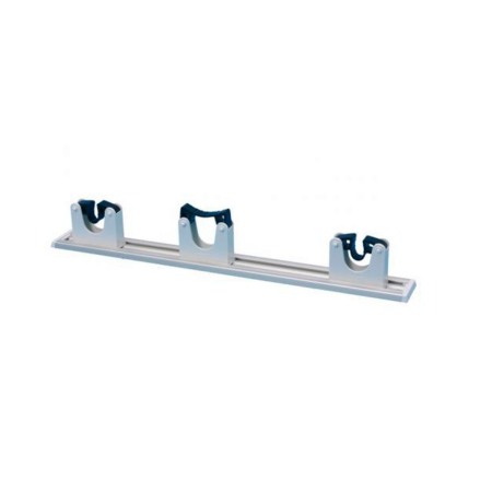 Ustensile si accesorii profesionale - DI Wallplate with 3 White Holders - Suport de perete pentru ustensile alb