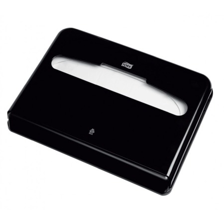 Dispensere hartie acoperitoare colac wc - Dispenser acoperitoare hartie pentru colac WC, negru, Tork