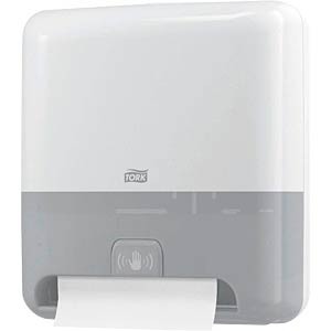 Dispensere rola prosop hartie - Dispenser alb cu senzor pentru prosoape rola, Tork Matic