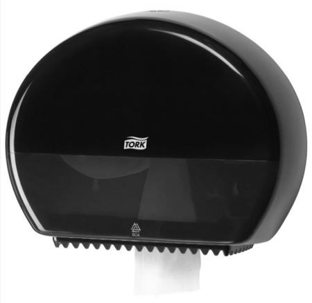 Dispensere hartie igienica - Dispenser de hartie Igienica negru, Jumbo Tork Elevation