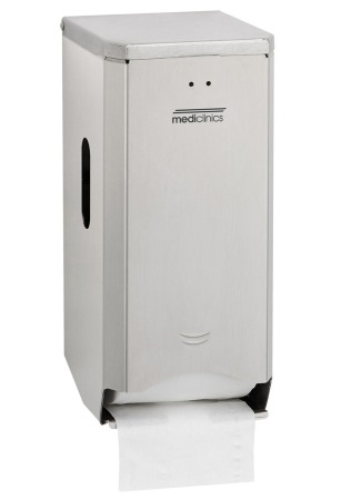 Dispenser hârtie igienică cu 2 role din inox satinat