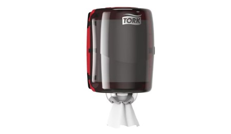 Dispenser lavete industriale derulare centrala Tork, rosu [4]