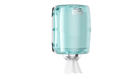 Dispenser lavete industriale derulare centrala Tork, turcoaz [1]