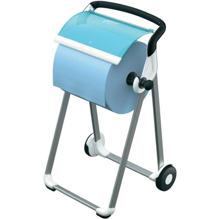 Dispenser mobil rola industriala alb/turcoaz Tork