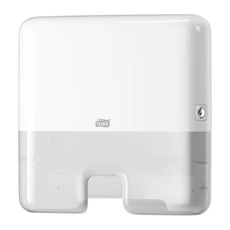 Dispensere prosoape pliate - Dispenser pentru servetele Xpress mini Tork, alb, Z fold, capacitate 200 servetele