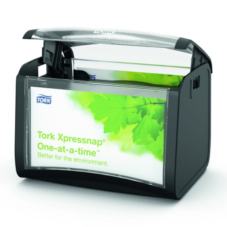 Dispensere servetele masa, servetele faciale - Dispenser servetele de masa Tork, negru