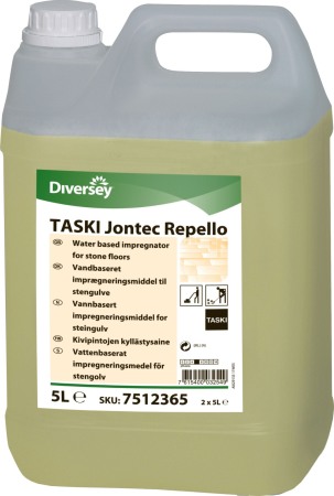 Detergenti profesionali - Diversey, Agent de impregnare pe baza de apa pentru suprafete de piatra Taski Jontec Repello, 5L