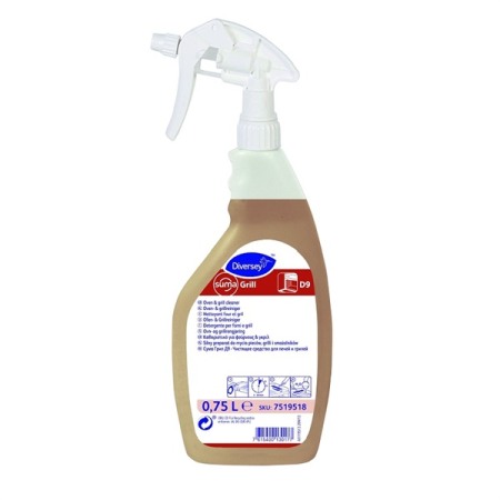 Detergenti profesionali - Diversey, Decapant puternic pentru cuptoare si plite, Suma Grill D9, 750 ml
