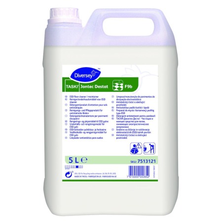 Detergenti profesionali - Diversey, Detergent antistatizant pentru pardoseli TASKI Jontec Destat, 5L