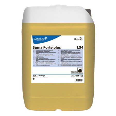 Detergenti profesionali - Diversey, Detergent automat pentru vase potrivit pentru apa cu duritate mica spre medie Suma Forte Plus L54, 20L
