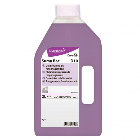 Dezinfectanti de suprafete - Diversey, Detergent dezinfectant concentrat Suma Bac D10, 2L