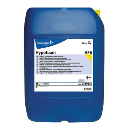 Detergenti profesionali - Diversey, Detergent dezinfectant spumant puternic clorinat Hypofoam, 20L