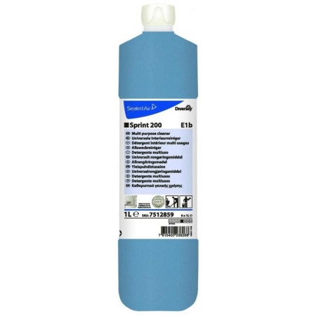 Detergenti geamuri - Diversey, Detergent profesional multifunctional concentrat, pentru suprafete lavabile TASKI Sprint 200, 1L