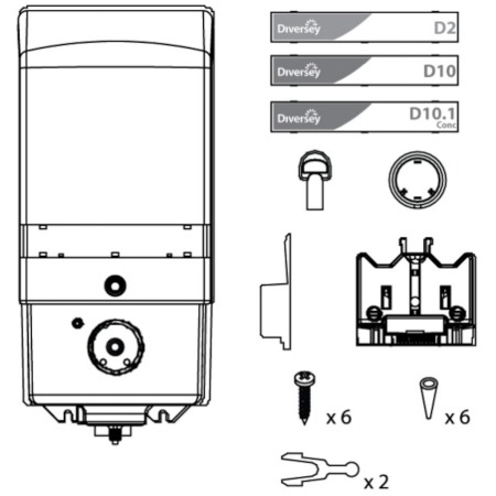 Diversey, Dispenser pentru produse concentrate Divermite S [1]
