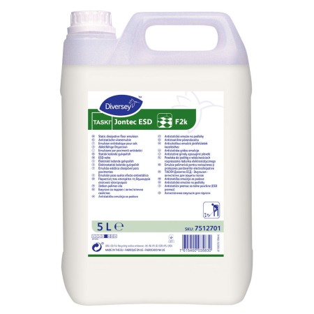 Detergenti profesionali - Diversey, Emulsie polimerica pentru restaurarea si protejarea pardoselilor electrodisipativeTaski Jontec ESD, 5L