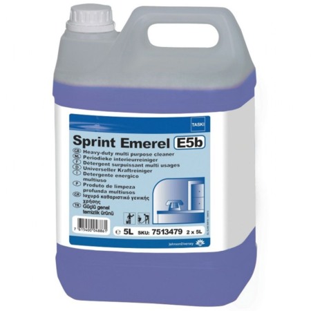 Detergenti geamuri - Diversey, Preparat multifunctional puternic de curatare TASKI Sprint Emerel E5b, 5L