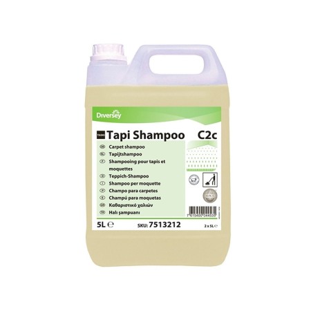 Detergenti covoare, mochete, tapiserii - Diversey, Sampon concentrat pentru curtarea intermediara a tuturor tipurilor de mochete, covoare si tapiterii TASKI Tapi Shampoo, 5L