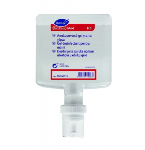 Diversey Soft Care Med H5 1.3L - Gel dezinfectant pentru maini