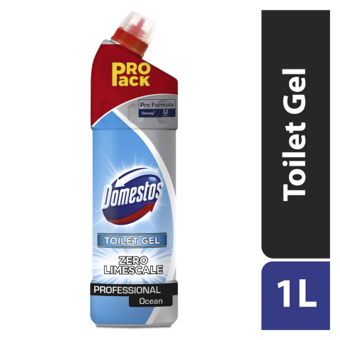 Detergent detartrant toaleta Domestos Profesional Gel Ocean 1L