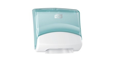 Dozator de lavete pliate Tork, alb/turcoaz [3]