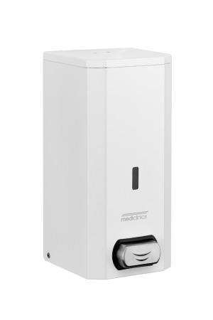 Dozatoare sapun lichid & spuma - Dozator de sapun lichid, inox alb, cu rezervor reincarcabil 1.5L
