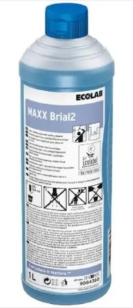 Detergenti geamuri - Ecolab, Detergent superumectant pentru suprafete si geamuri MAXX BRIAL2, 1L