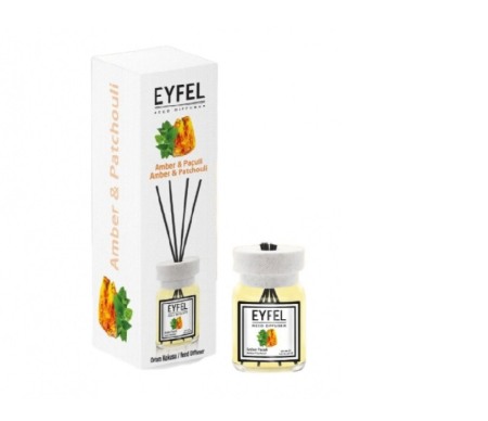 Odorizante profesionale - Eyfel  Odorizant camera cu betisoare, Aroma Amber Patchouli 120ml