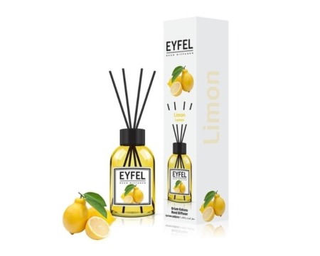 Odorizante profesionale - Eyfel  Odorizant camera cu betisoare, Aroma Lemon 120ml