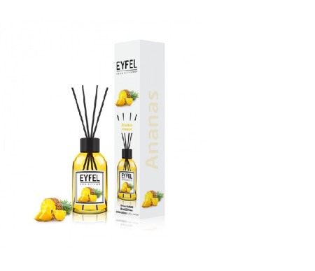 Odorizante profesionale - Eyfel  Odorizant camera cu betisoare, Aroma Pineapple - Ananas 120ml