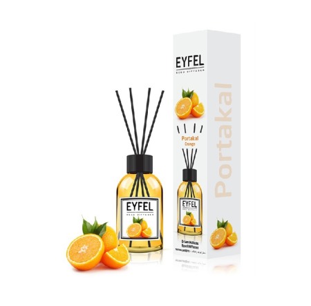 Odorizante profesionale - Eyfel  Odorizant camera cu betisoare, Aroma Portocala 120ml