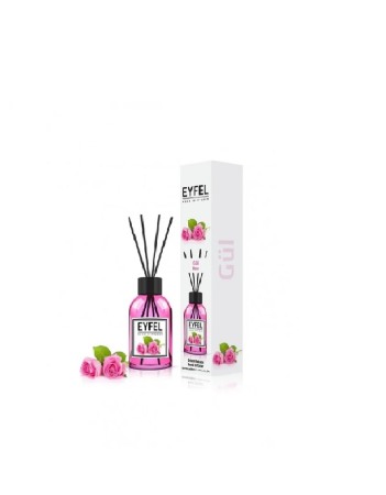 Odorizante profesionale - Eyfel  Odorizant camera cu betisoare, Aroma Trandafir 120ml