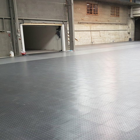 Fortelock, Pardoseala industriala din PVC pentru zone cu trafic intens si tonaj ridicat, model Diamond Industry, 510x510x7mm [10]