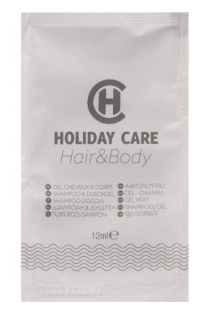 Cosmetice hoteliere - Gel de dus & Sampon Holiday Care 12ml