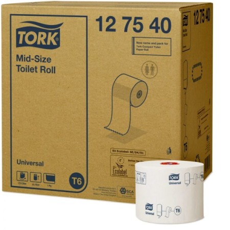 Hartie igienica Tork universal, mini jumbo, 135m, 1 strat [2]