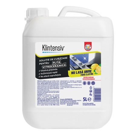 Detergenti profesionali - Klintensiv, Solutie curatare plita vitroceramica Davera, 5L