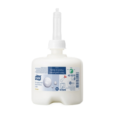 Produse ingrijire personala - Lotiune pentru maini si corp Tork, fara parfum, 475 ml