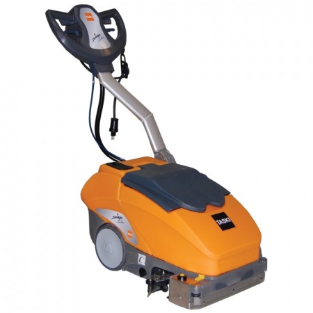 Masini de curatat si aspirat pardoseli dure - Masina profesionala automata compacta, pentru spalarea si uscarea pardoselilor, cu acumulatori, cu incarcator extern TASKI Swingo 350 B, 1100W, 1000 RPM, capacitate 10L